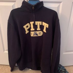 Pitt university quarter zip